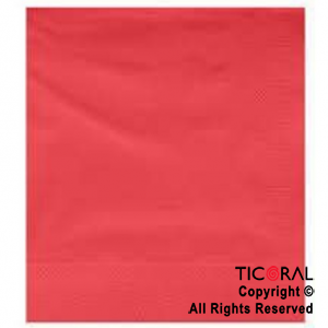 SERVILLETA PLENA ROJO 33X33 SELECTA x 20